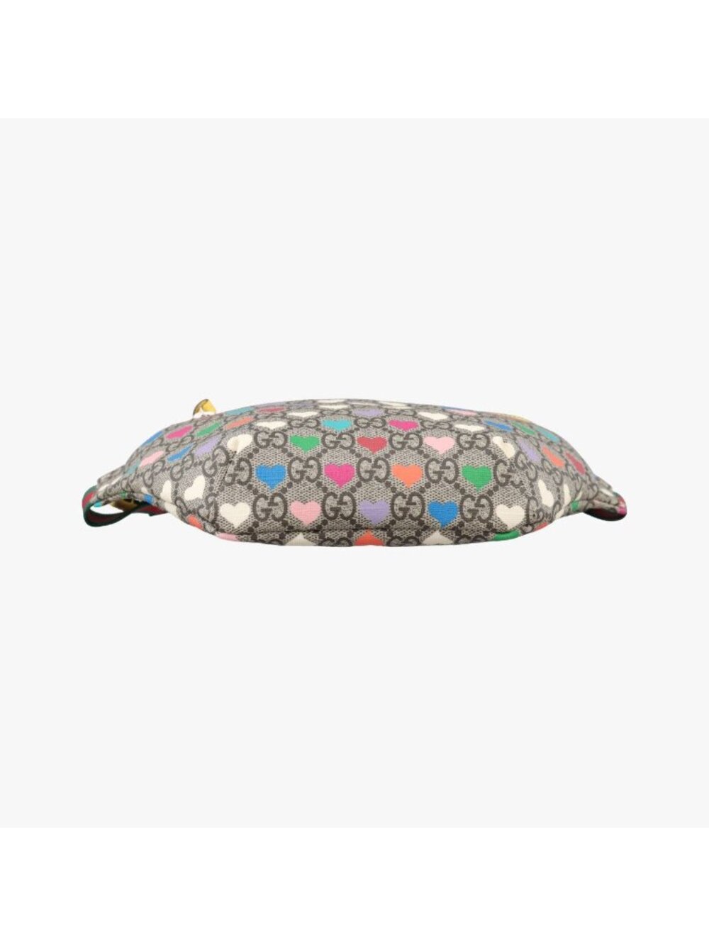 Gucci Kids GG Top Strawberry Print Beige Belt Bag - Picture 3 of 16